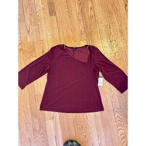 NWT Burgundy top